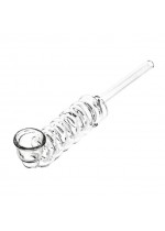 Glass Pipe 'Spiral' 170mm
