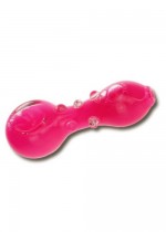 Stikla Spoon Pīpe 'Pink Liquid' ar Turbīnu 100mm