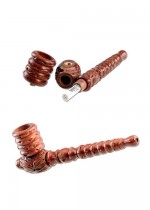 Wood Pipe with Activated Carbon Filter 148mm