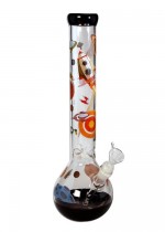 Glass Bong 'Space Ship' with Ice Pocket 410mm by Breit