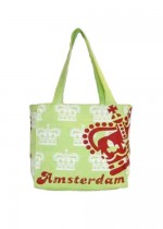 Cloth Bag 'Canvas Crown' Small Green by Amsterdam