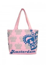 Cloth Bag 'Canvas Crown' Small Pink by Amsterdam