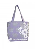 Cloth Bag 'Canvas Crown' Small Purple by Amsterdam