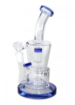 Glass Bong/Bubblers with Shower Head and Drum Perc. 240mm by Black Leaf