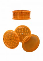 Plastic Grinder 3 Parts with Storage "Orange" 60mm
