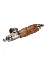 Screwable Metal Pipe with Wood 90mm V2