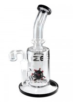 Virus Ball bong with Hole Perc 240mm Black by Black Leaf